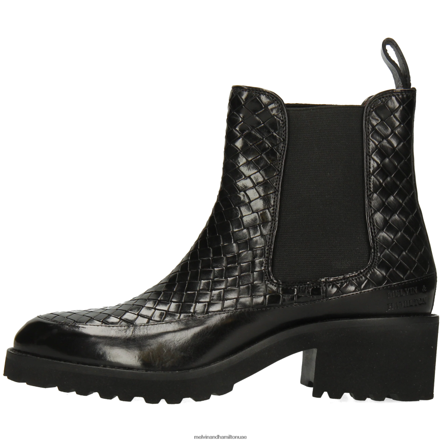 أبيجيل 1 أسود Melvin & Hamilton نحيف جزمة الكاحل 42XF2X924