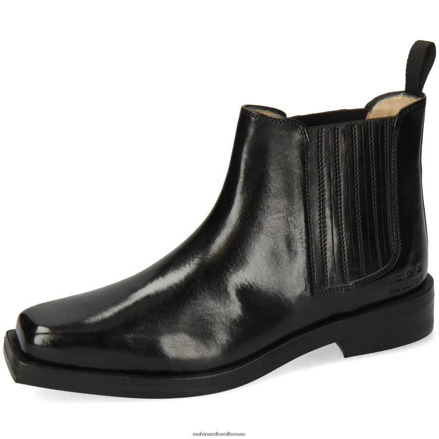 بيلا 1 أسود Melvin & Hamilton نحيف جزمة الكاحل 42XF2X957