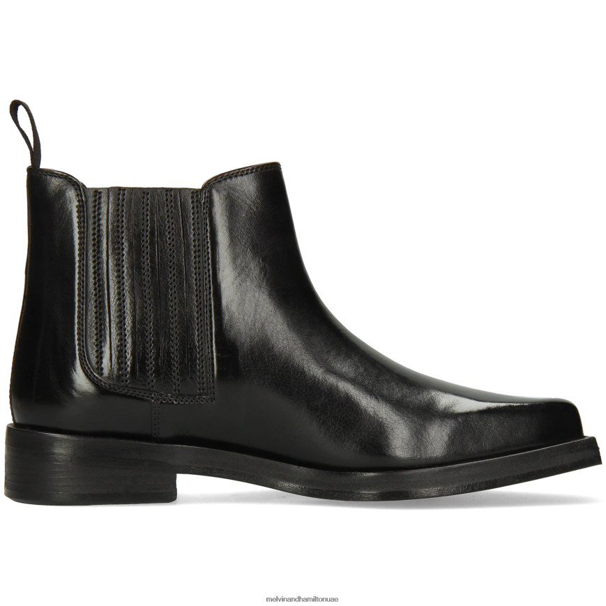 بيلا 1 أسود Melvin & Hamilton نحيف جزمة الكاحل 42XF2X957
