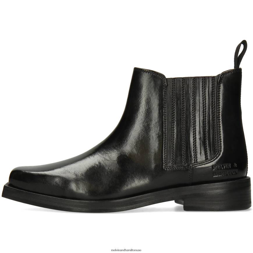 بيلا 1 أسود Melvin & Hamilton نحيف جزمة الكاحل 42XF2X957