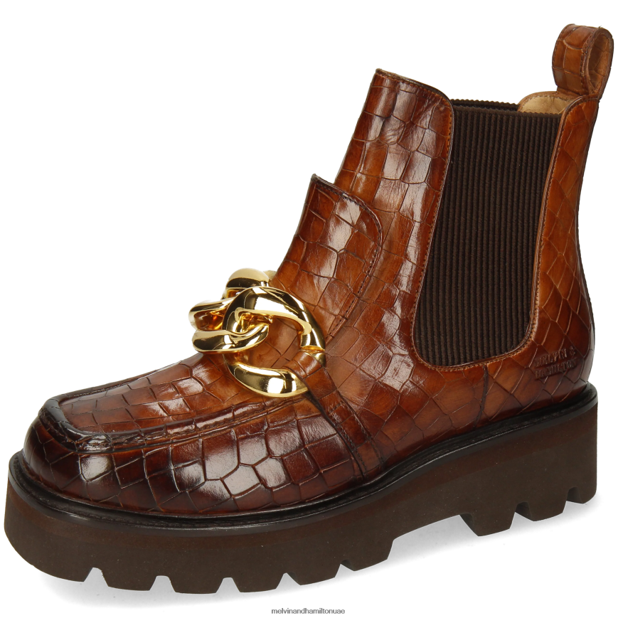 كاسي 1 بني Melvin & Hamilton نحيف جزمة الكاحل 42XF2X965