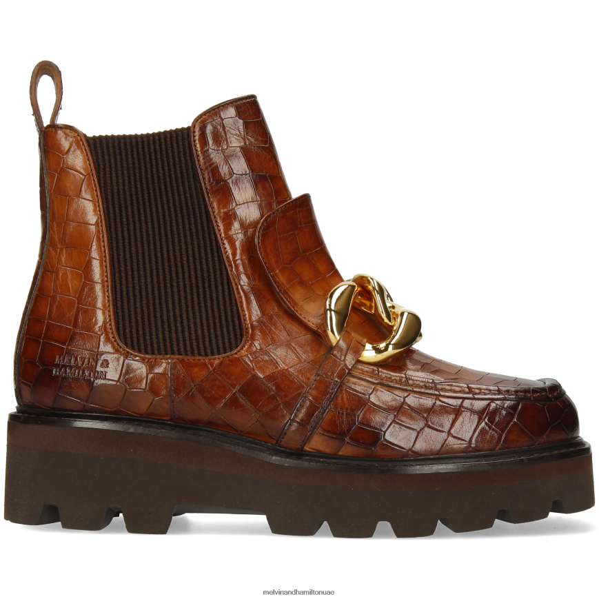 كاسي 1 بني Melvin & Hamilton نحيف جزمة الكاحل 42XF2X965