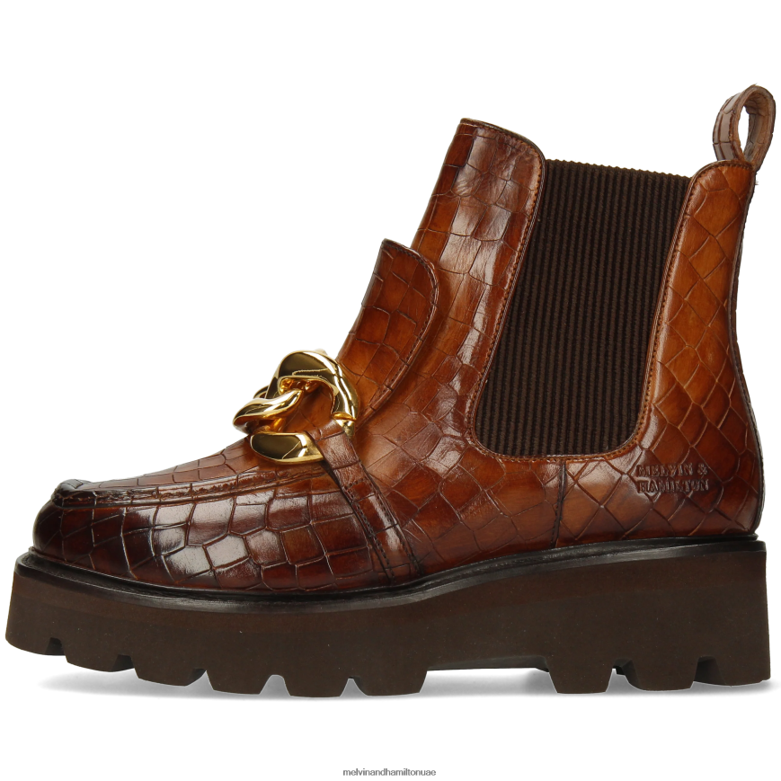 كاسي 1 بني Melvin & Hamilton نحيف جزمة الكاحل 42XF2X965