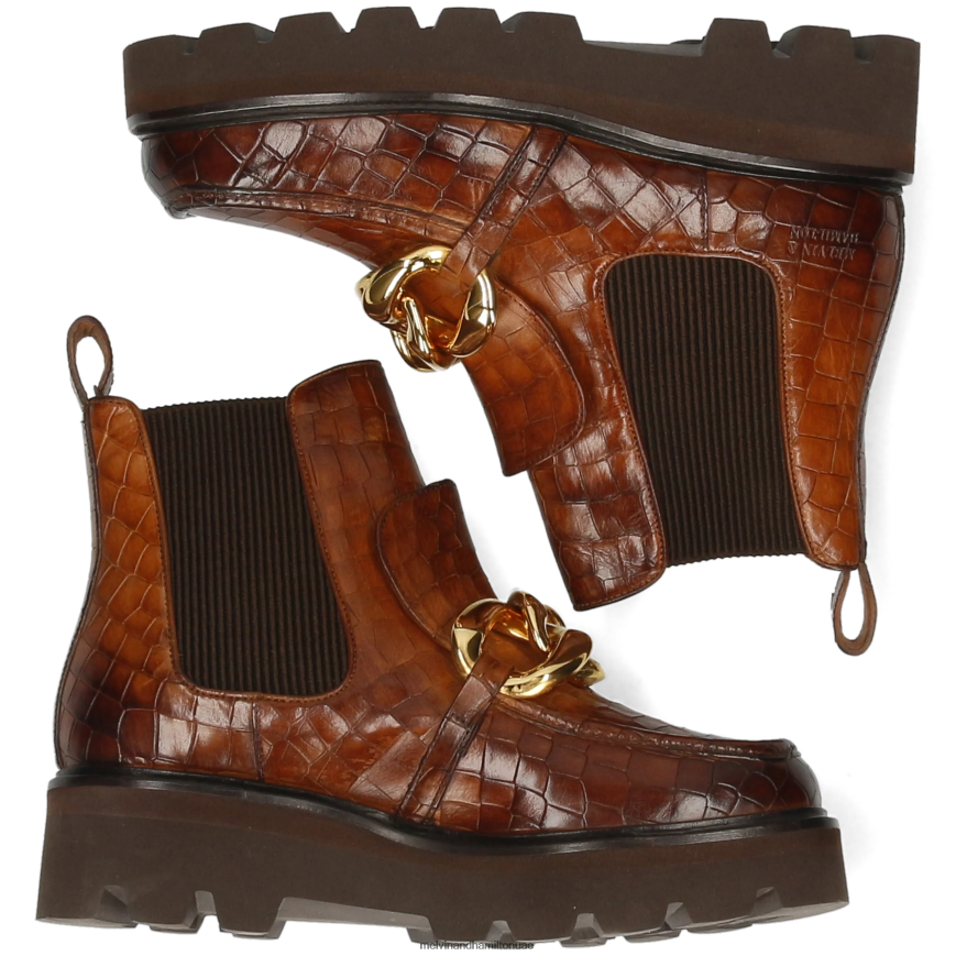 كاسي 1 بني Melvin & Hamilton نحيف جزمة الكاحل 42XF2X965