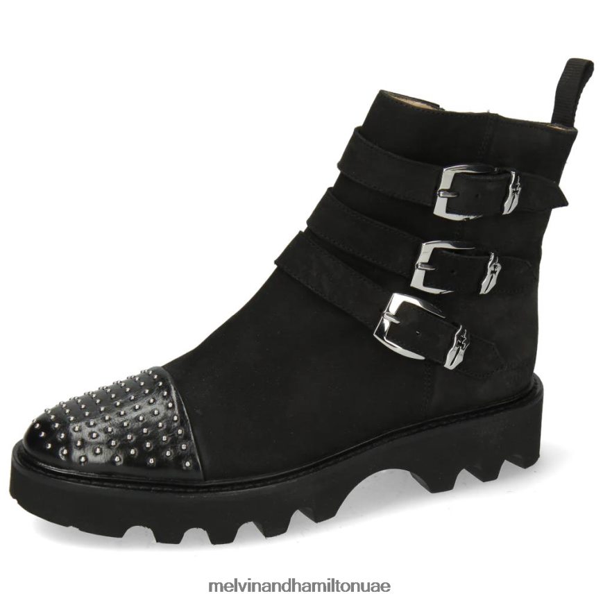 سيلينا 20 أسود Melvin & Hamilton نحيف جزمة الكاحل 42XF2X1091