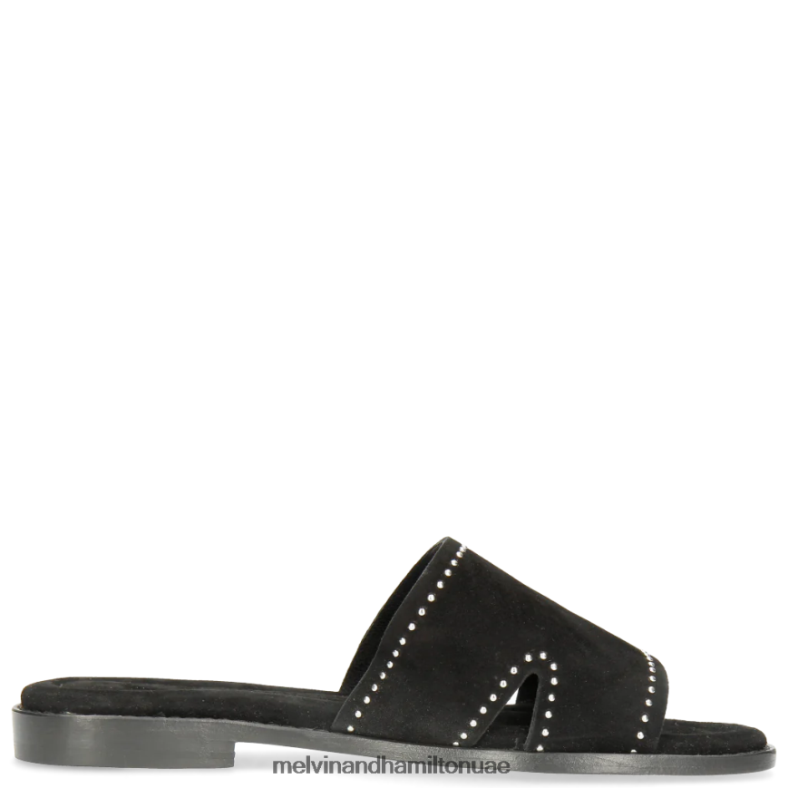 إلودي 20 أسود Melvin & Hamilton نحيف البغال 42XF2X1701