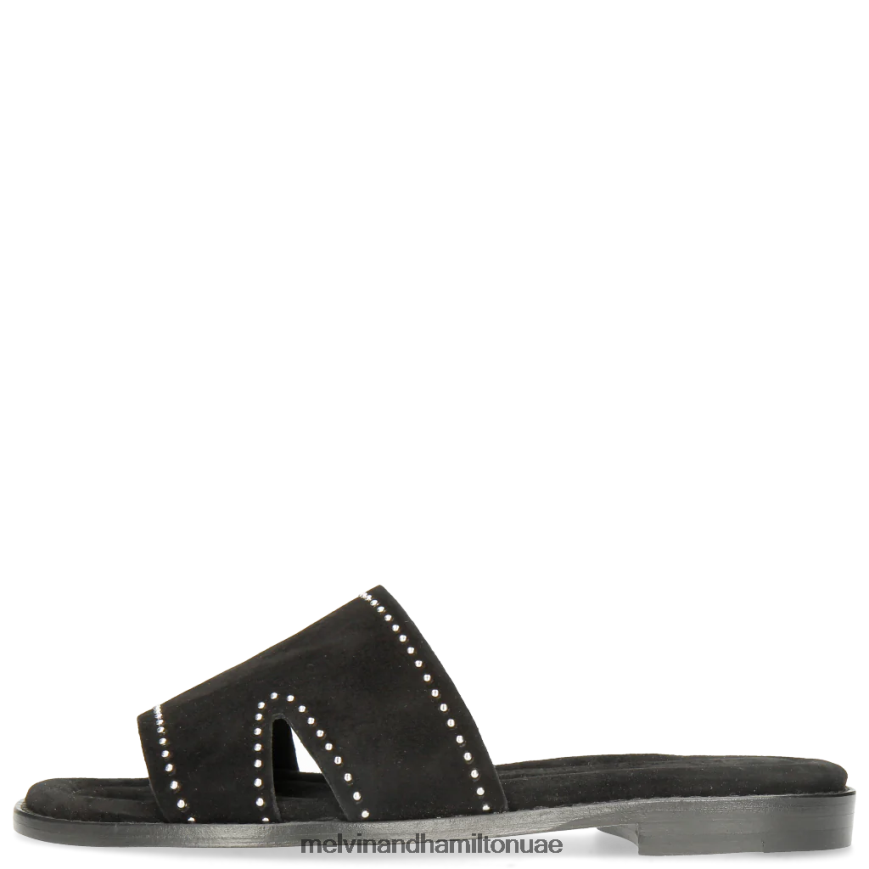 إلودي 20 أسود Melvin & Hamilton نحيف البغال 42XF2X1701