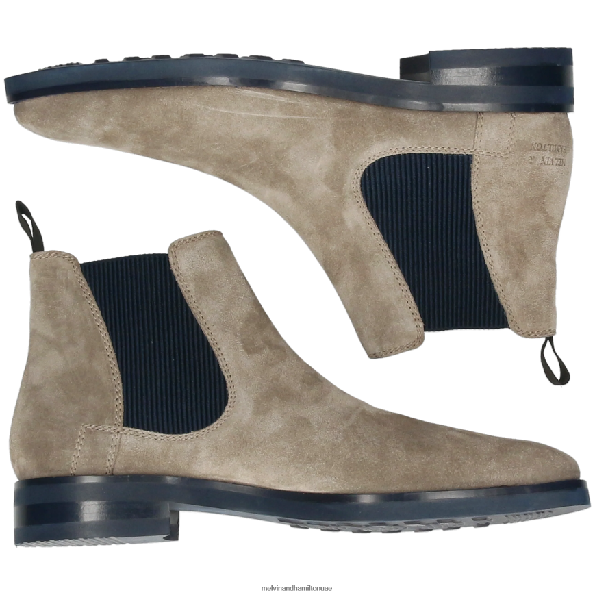 لويس 20 رمادي Melvin & Hamilton رجال جزمة الكاحل 42XF2X94