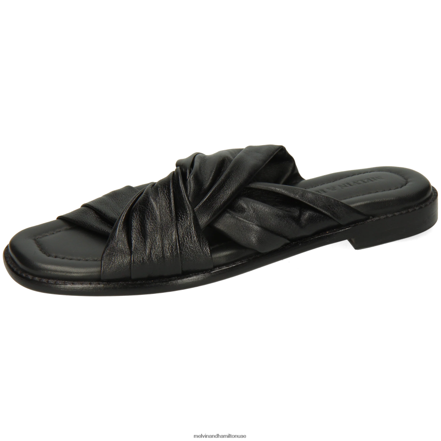 إلودي 22 أسود Melvin & Hamilton نحيف البغال 42XF2X1617