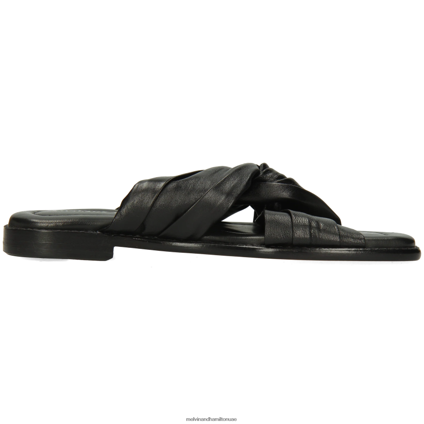 إلودي 22 أسود Melvin & Hamilton نحيف البغال 42XF2X1617