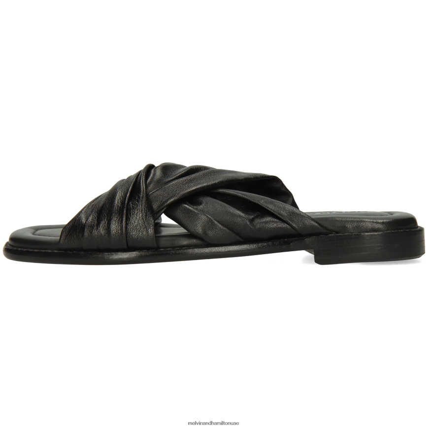 إلودي 22 أسود Melvin & Hamilton نحيف البغال 42XF2X1617