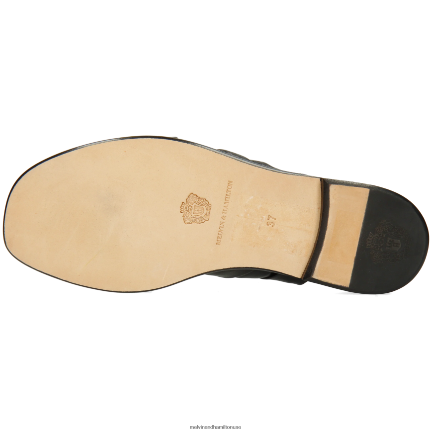 إلودي 22 أسود Melvin & Hamilton نحيف البغال 42XF2X1617