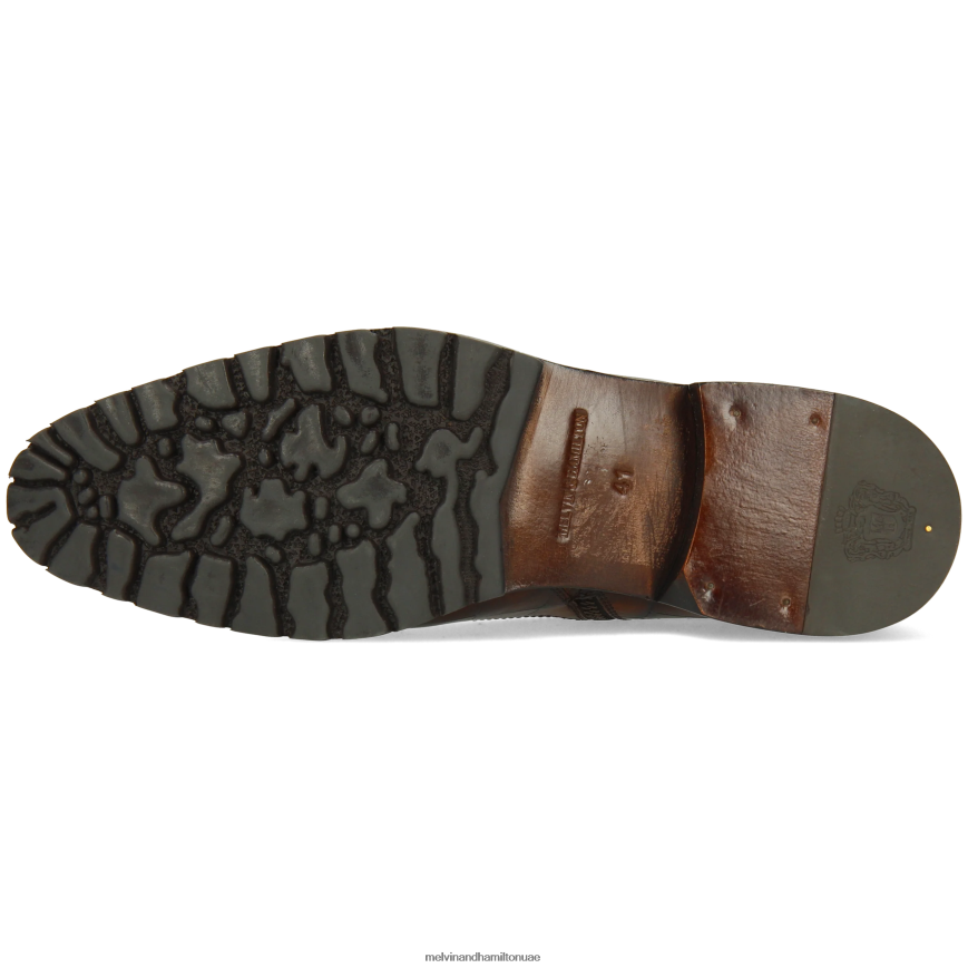 باتريك 22 بني Melvin & Hamilton رجال جزمة الكاحل 42XF2X92