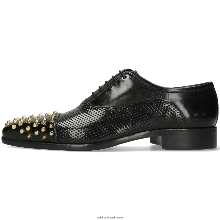 لانس 23 أسود Melvin & Hamilton رجال أحذية أكسفورد 42XF2X151