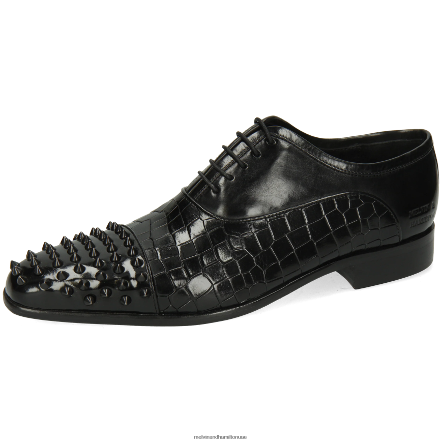 لانس 23 أسود Melvin & Hamilton رجال أحذية أكسفورد 42XF2X158