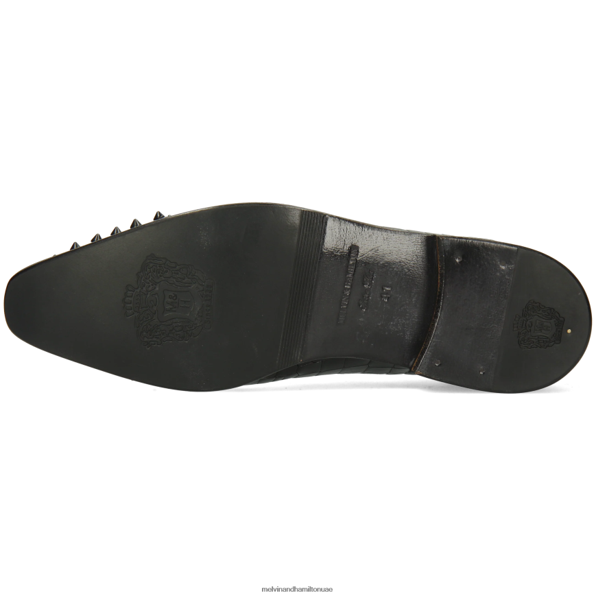 لانس 23 أسود Melvin & Hamilton رجال أحذية أكسفورد 42XF2X158