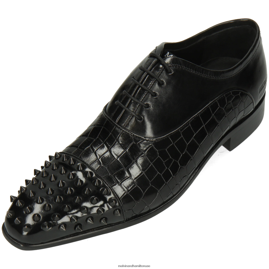 لانس 23 أسود Melvin & Hamilton رجال أحذية أكسفورد 42XF2X158