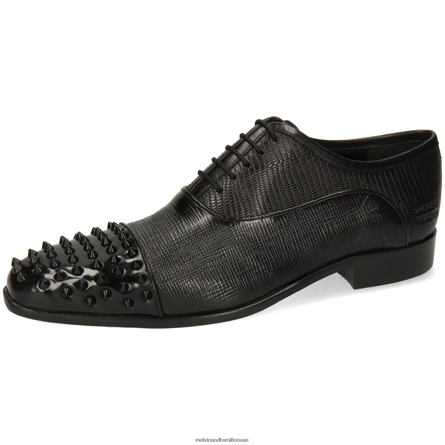 لانس 23 أسود Melvin & Hamilton رجال أحذية أكسفورد 42XF2X164