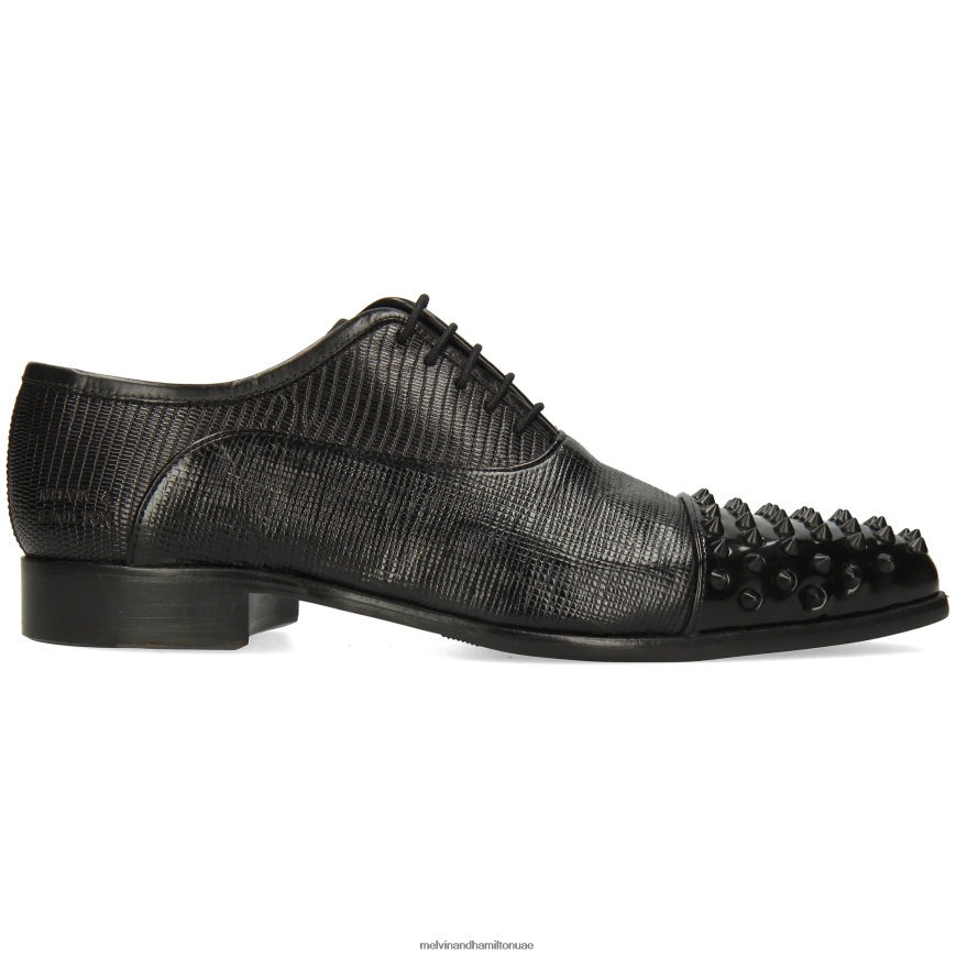 لانس 23 أسود Melvin & Hamilton رجال أحذية أكسفورد 42XF2X164