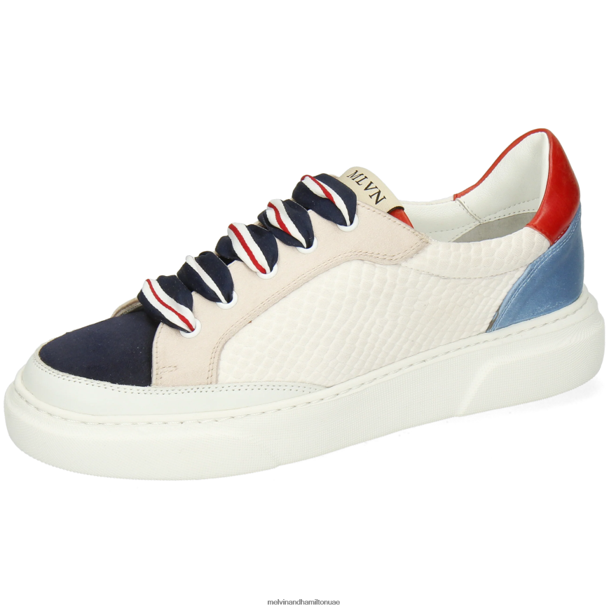 هايلي 23 أبيض Melvin & Hamilton نحيف أحذية رياضية 42XF2X1862