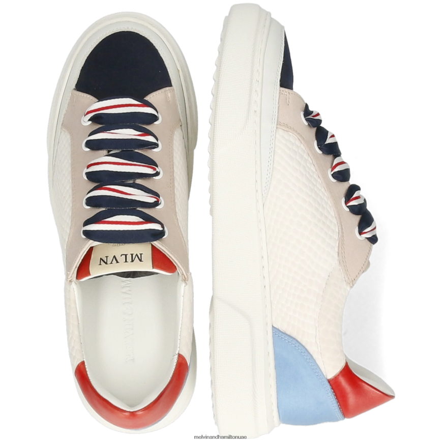 هايلي 23 أبيض Melvin & Hamilton نحيف أحذية رياضية 42XF2X1862