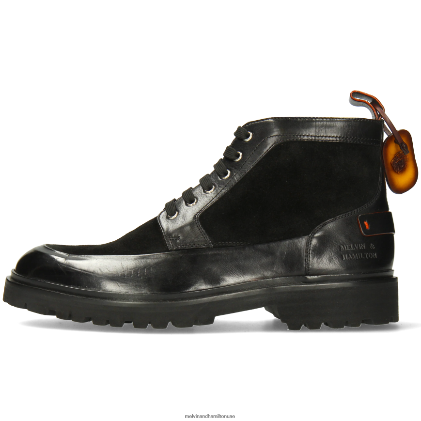 بيرس 23 أسود Melvin & Hamilton رجال جزمة الكاحل 42XF2X41
