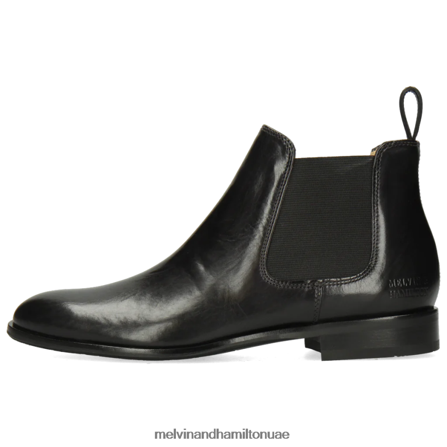 سالي 25 أسود Melvin & Hamilton نحيف جزمة الكاحل 42XF2X1019