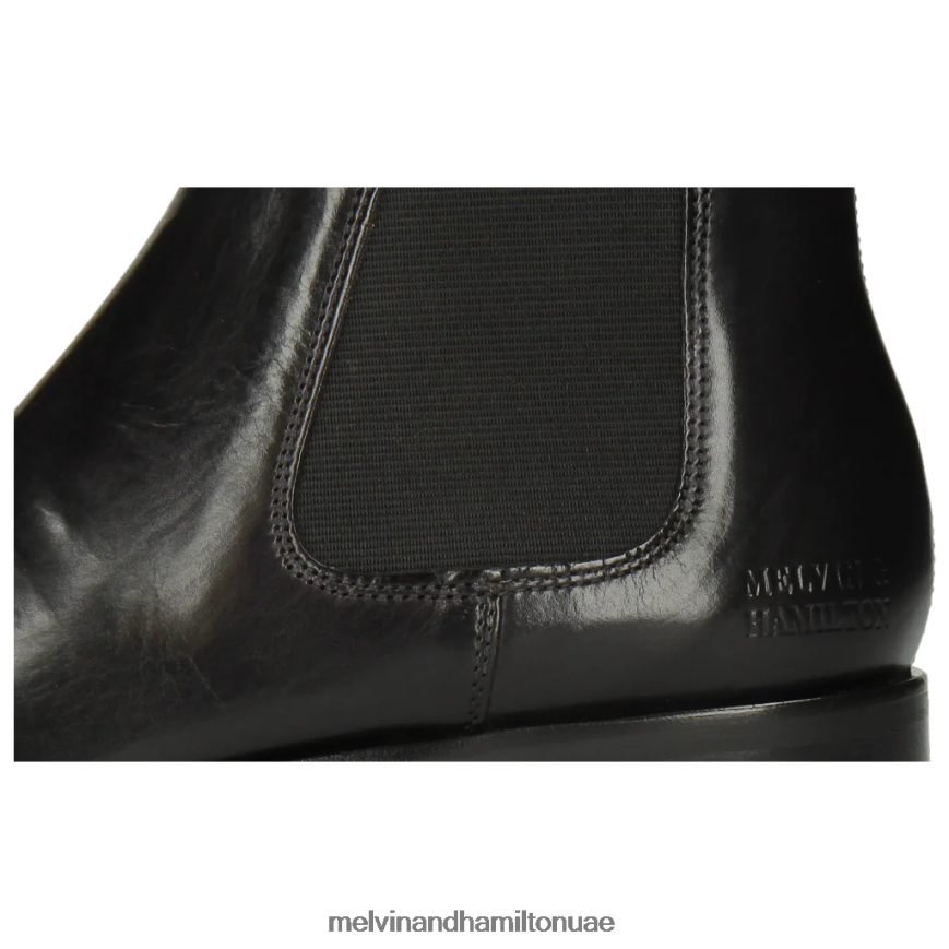 سالي 25 أسود Melvin & Hamilton نحيف جزمة الكاحل 42XF2X1019
