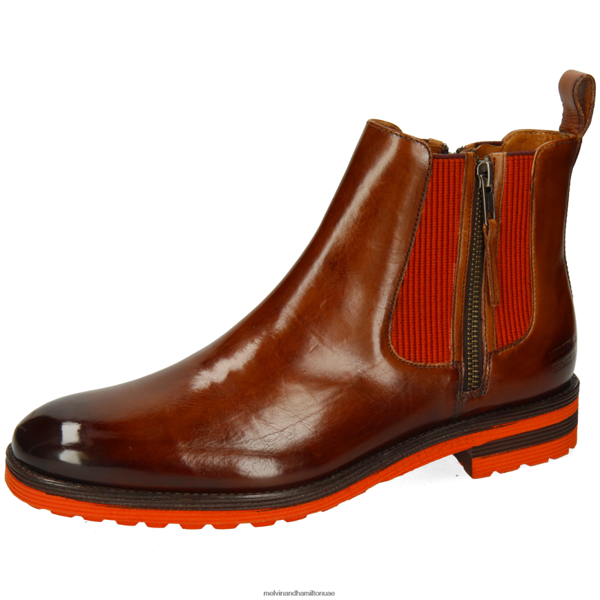 الدوامة 25 بني Melvin & Hamilton رجال جزمة الكاحل 42XF2X102