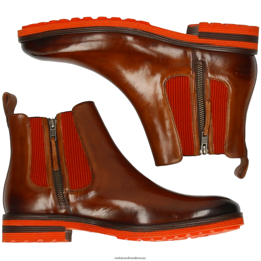 الدوامة 25 بني Melvin & Hamilton رجال جزمة الكاحل 42XF2X102