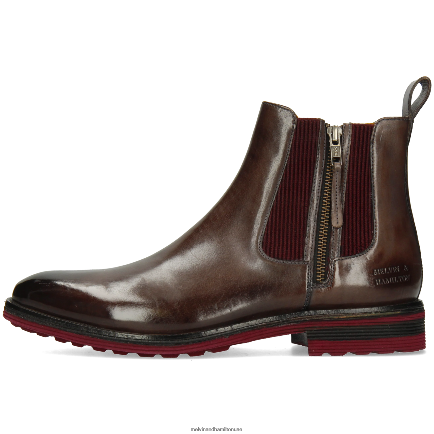 الدوامة 25 رمادي Melvin & Hamilton رجال جزمة الكاحل 42XF2X110