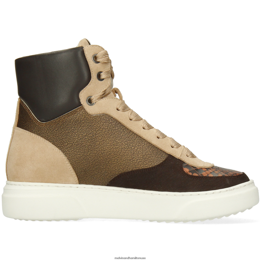 هايلي 25 بني Melvin & Hamilton نحيف أحذية رياضية 42XF2X1792