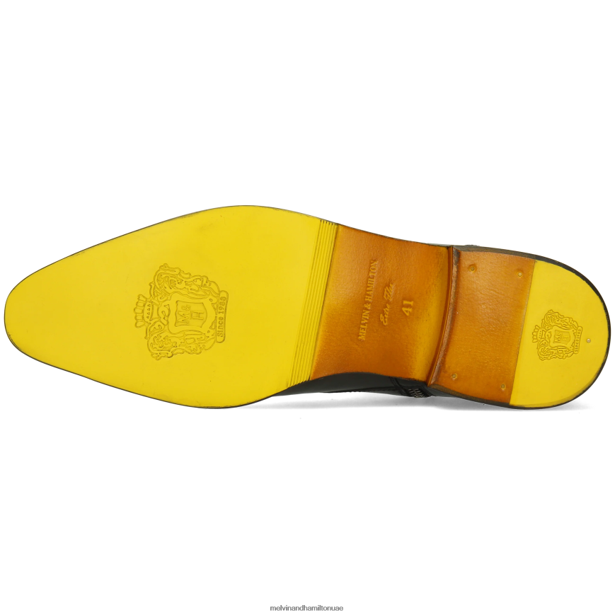 الفيس 25 أسود Melvin & Hamilton رجال جزمة الكاحل 42XF2X1