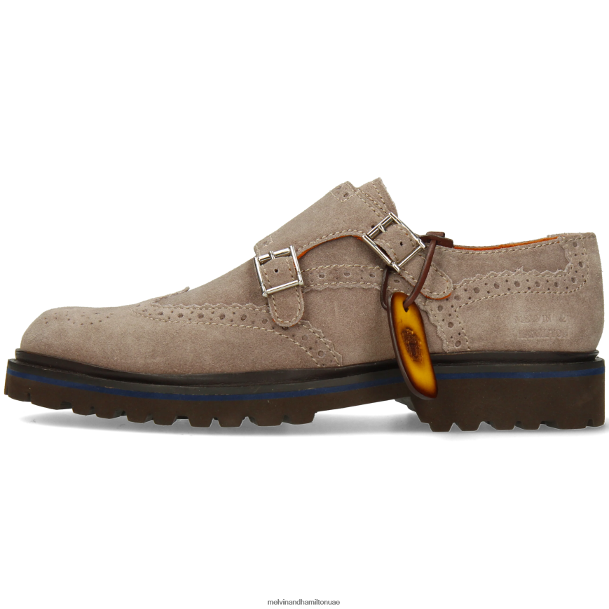 بيرس 25 رمادي Melvin & Hamilton رجال أحذية الراهب 42XF2X339