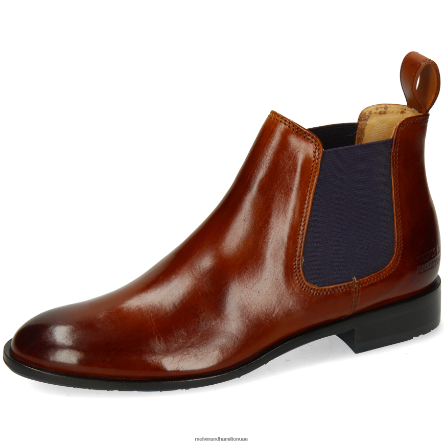 سالي 25 بني Melvin & Hamilton نحيف جزمة الكاحل 42XF2X829