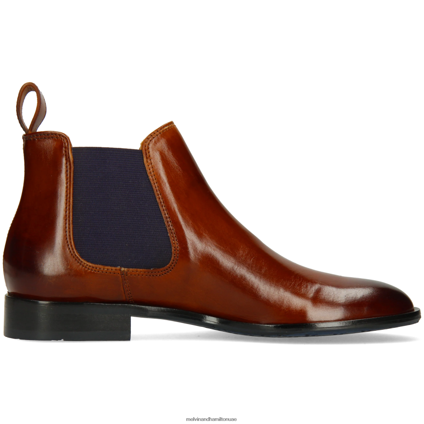 سالي 25 بني Melvin & Hamilton نحيف جزمة الكاحل 42XF2X829