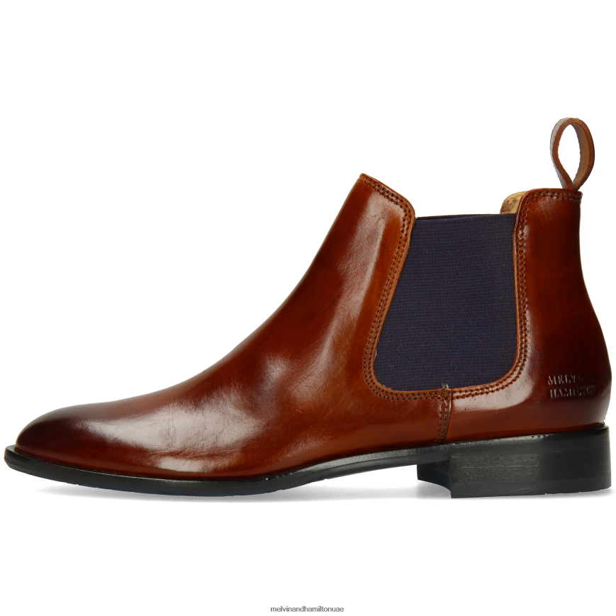 سالي 25 بني Melvin & Hamilton نحيف جزمة الكاحل 42XF2X829