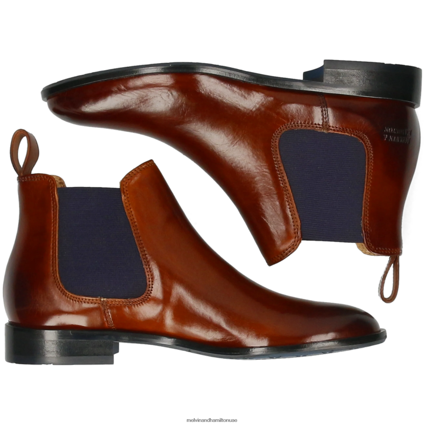 سالي 25 بني Melvin & Hamilton نحيف جزمة الكاحل 42XF2X829