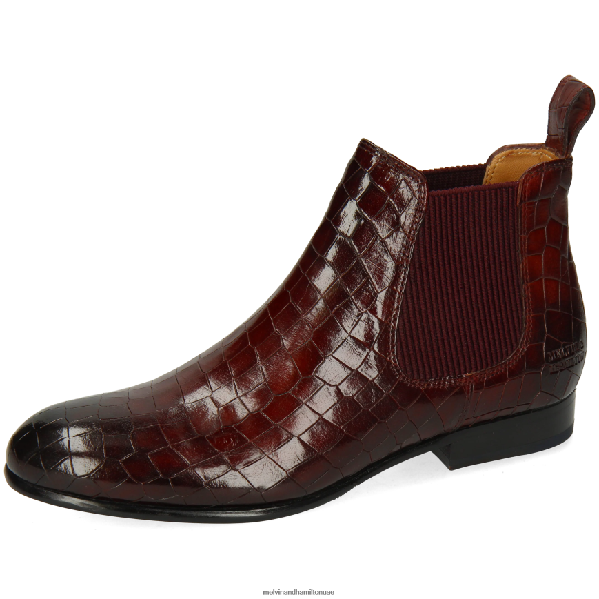 سالي 25 أرجواني Melvin & Hamilton نحيف جزمة الكاحل 42XF2X887