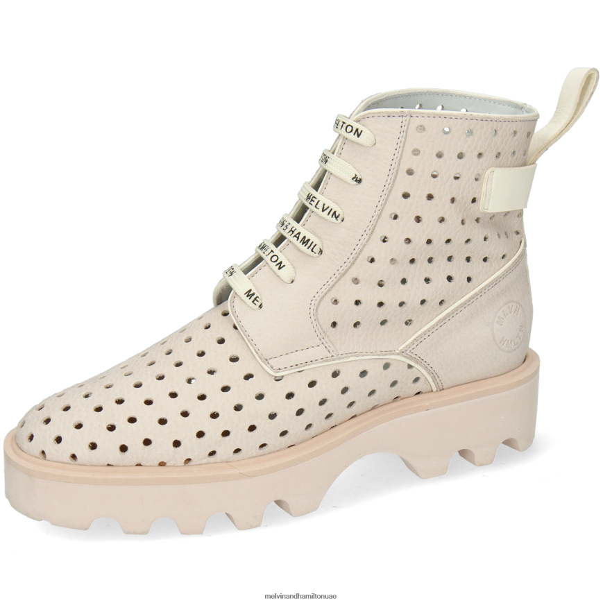 ميغان 26 لون القرنفل Melvin & Hamilton نحيف جزمة الكاحل 42XF2X1018