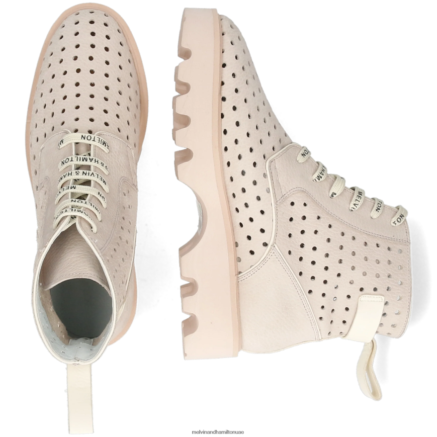 ميغان 26 لون القرنفل Melvin & Hamilton نحيف جزمة الكاحل 42XF2X1018