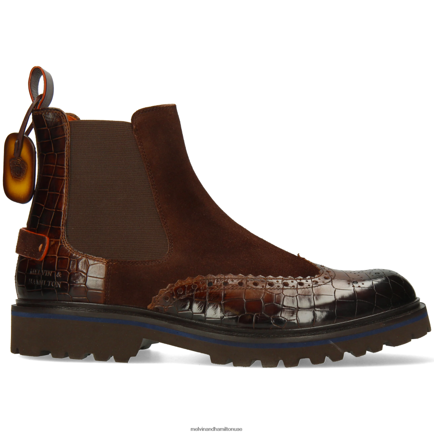 بيرس 26 بني Melvin & Hamilton رجال جزمة الكاحل 42XF2X101