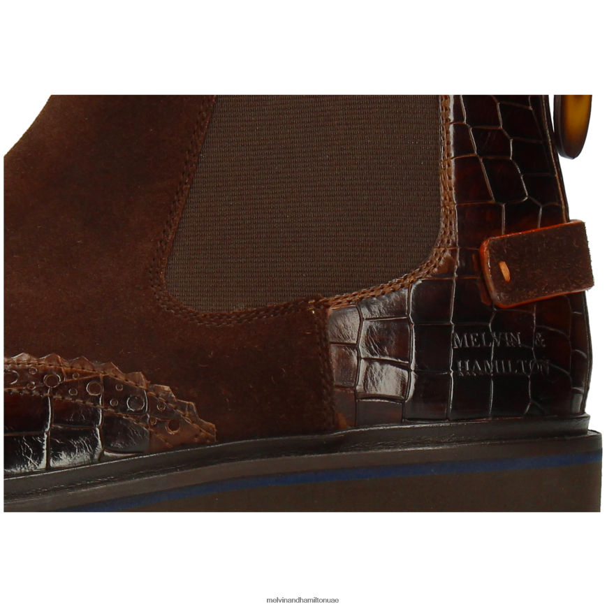 بيرس 26 بني Melvin & Hamilton رجال جزمة الكاحل 42XF2X101