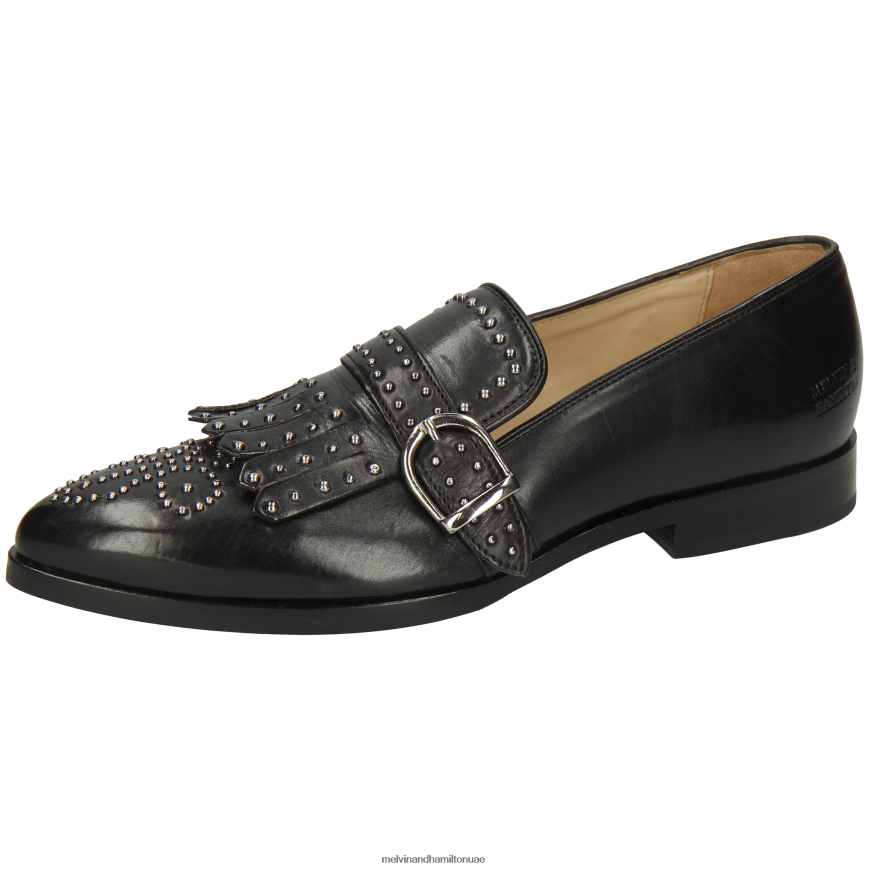 جيسي 26 أسود Melvin & Hamilton نحيف أحذية الراهب 42XF2X1481