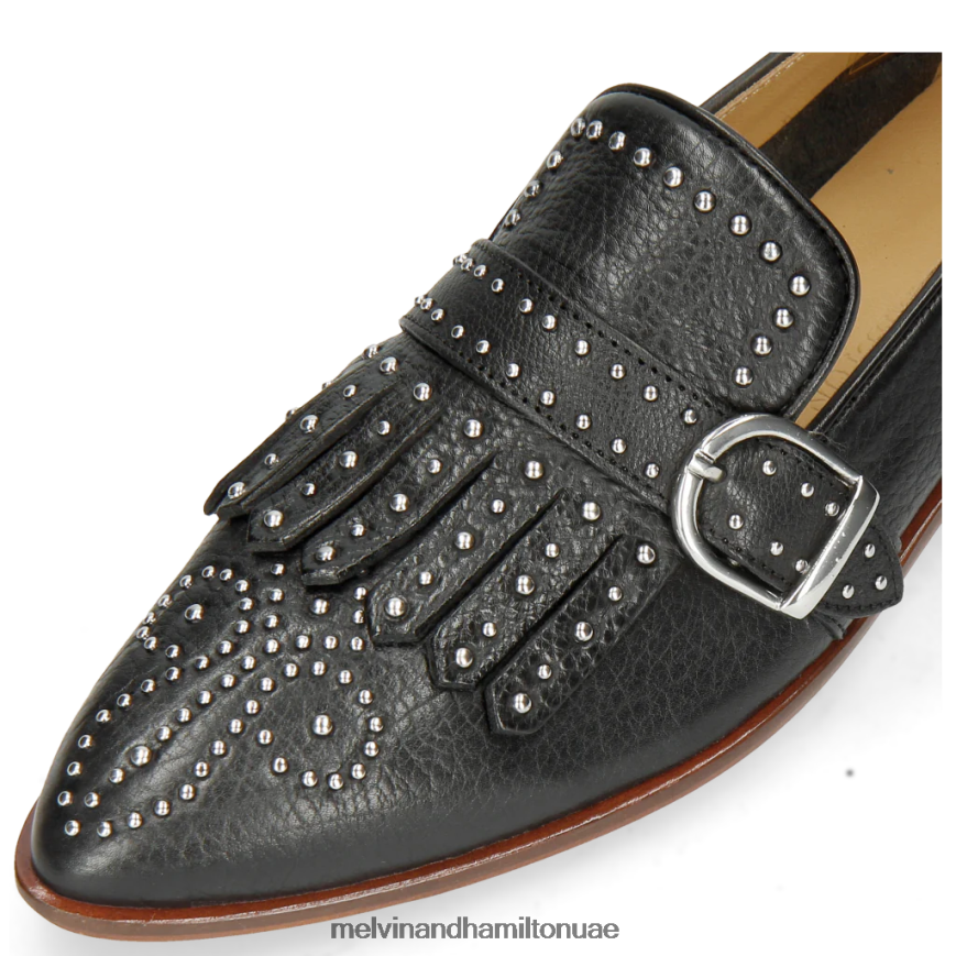 جيسي 26 أسود Melvin & Hamilton نحيف أحذية الراهب 42XF2X1494