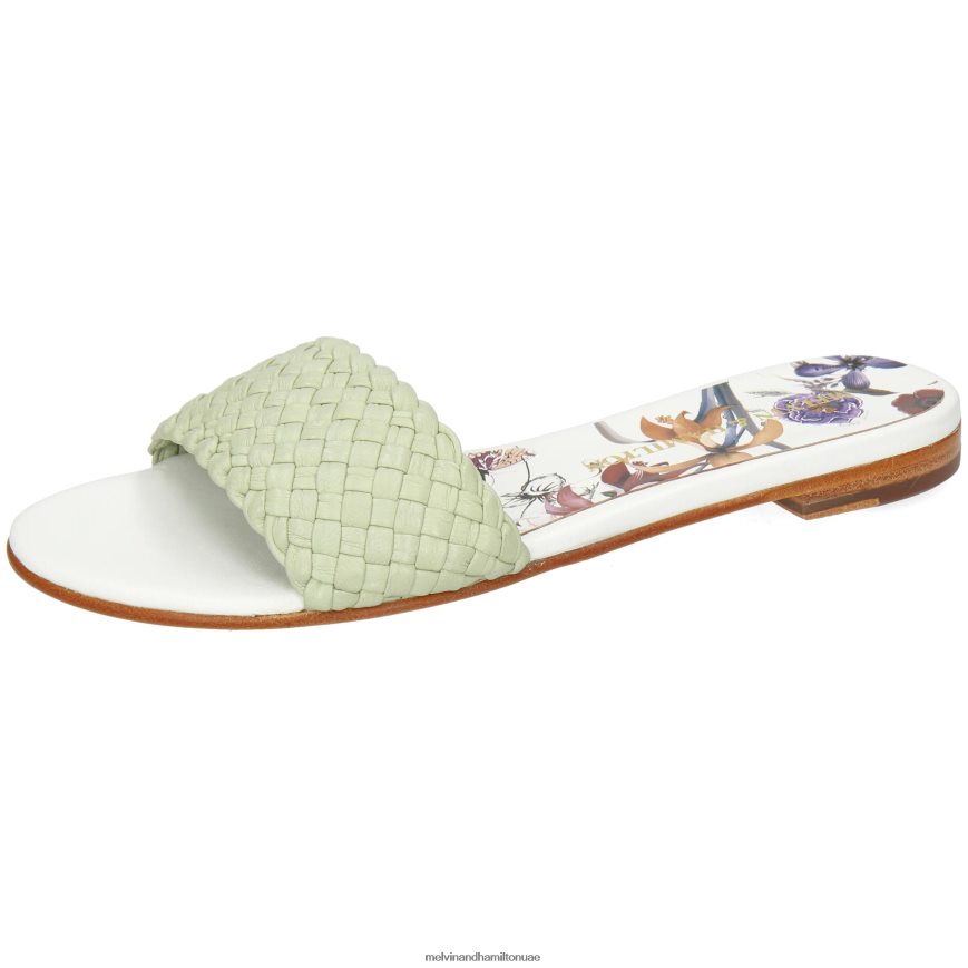 حنا 26 أخضر Melvin & Hamilton نحيف البغال 42XF2X1676