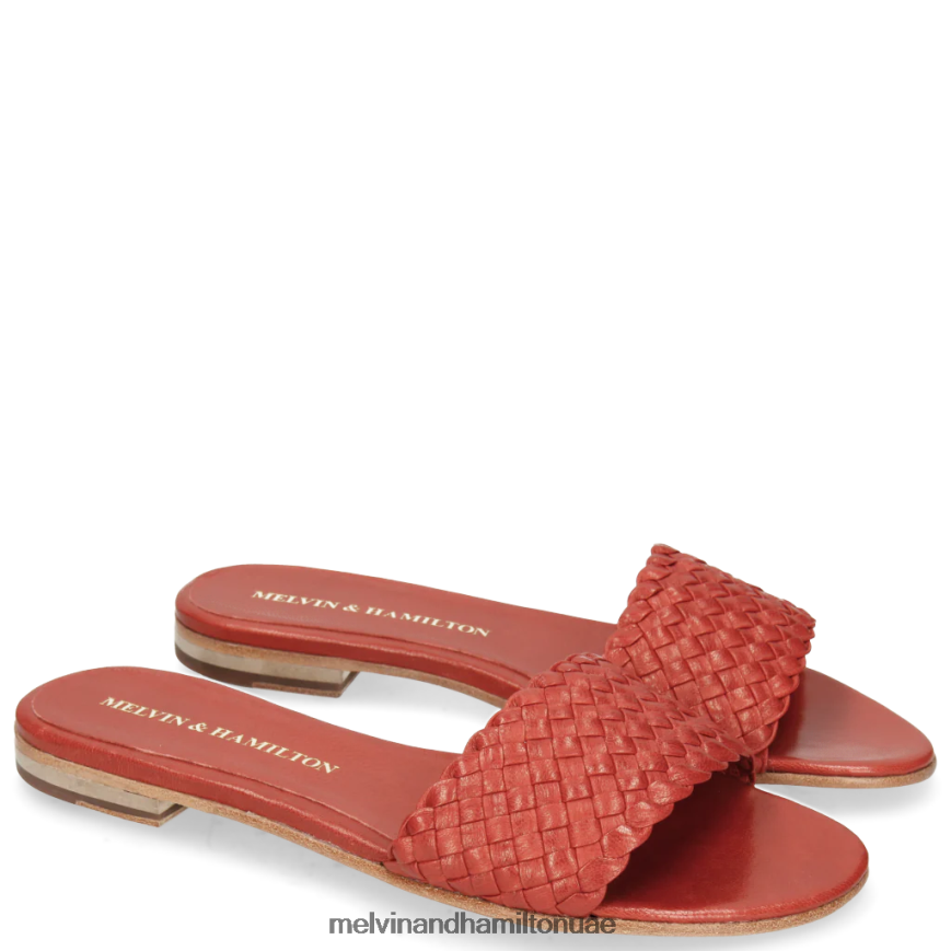 حنا 26 أحمر Melvin & Hamilton نحيف البغال 42XF2X1772