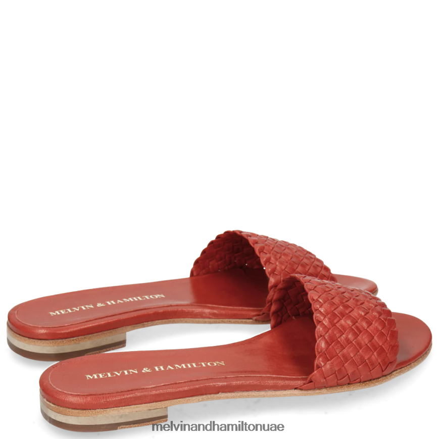 حنا 26 أحمر Melvin & Hamilton نحيف البغال 42XF2X1772