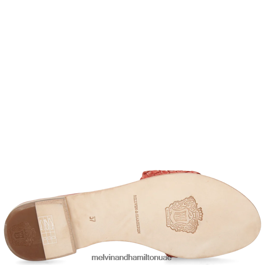 حنا 26 أحمر Melvin & Hamilton نحيف البغال 42XF2X1772