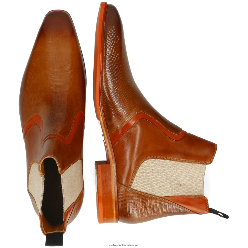 لويس 26 بني Melvin & Hamilton رجال جزمة الكاحل 42XF2X2